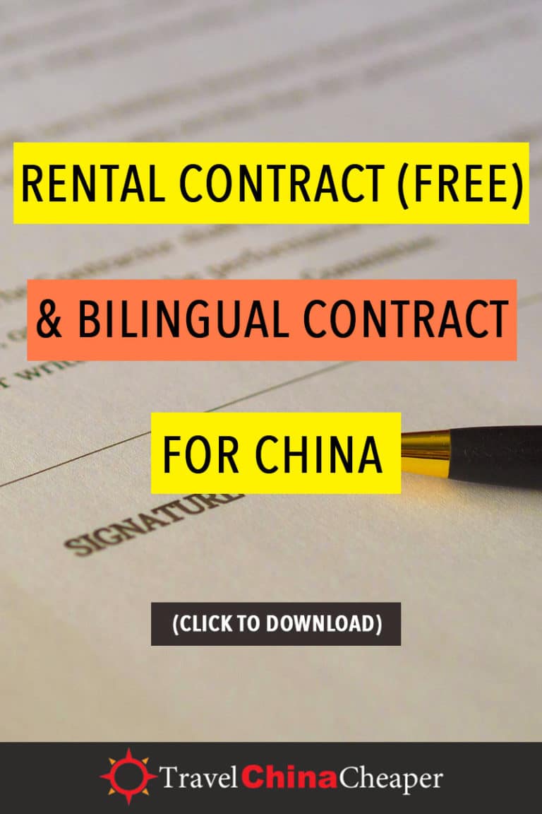 Chinese Rental Contract Template & Bilingual Agreement (2023 Update)